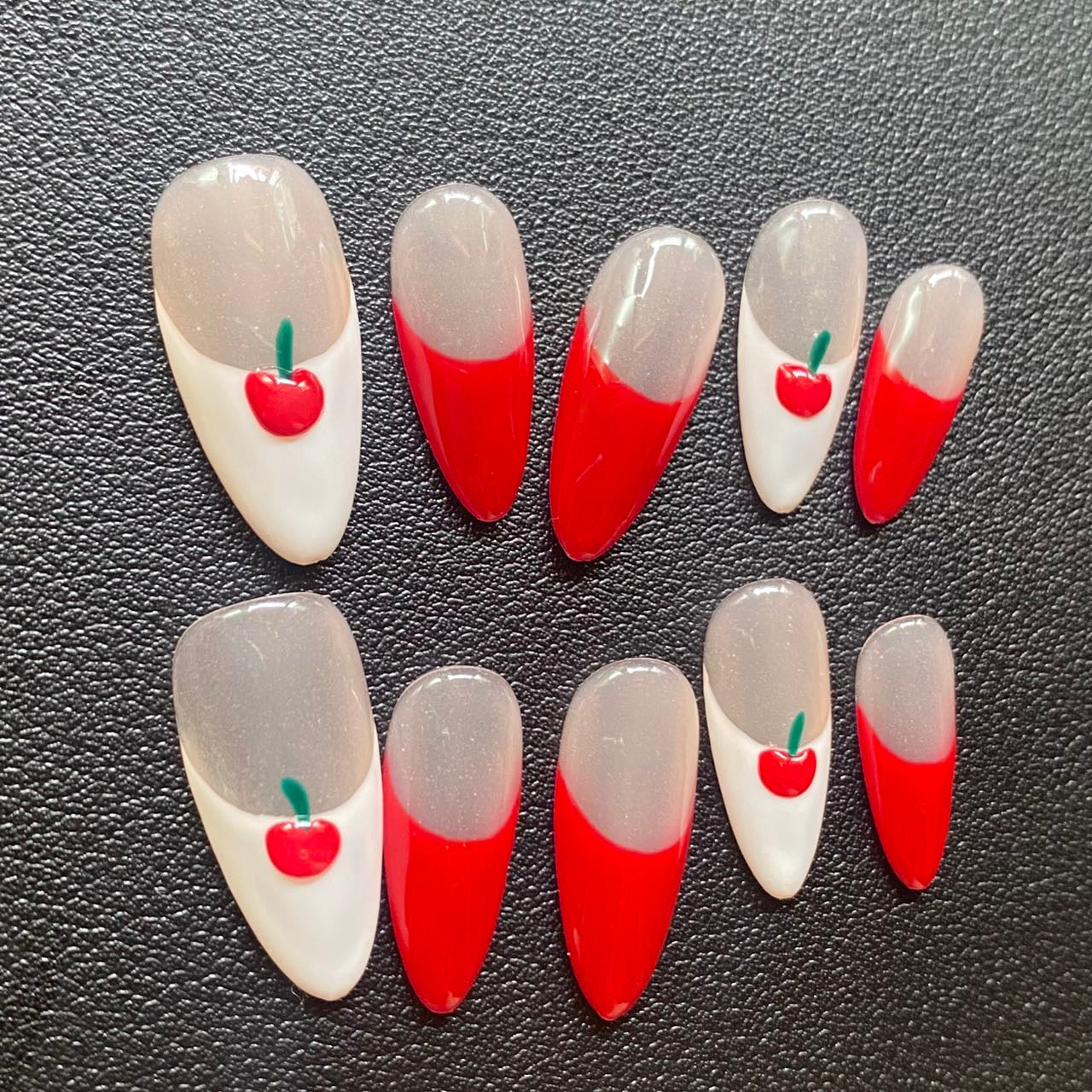 Cherry Fruit Nails